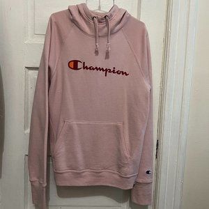 Woman's Pink Champion Hoodie